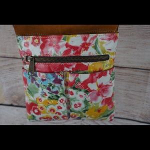 Patricia Nash Floral Leather Crossbody